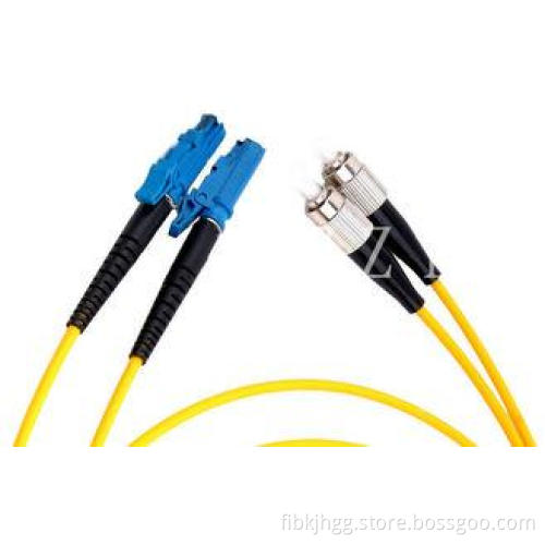 Single Mode E2000 Fiber Optic Patch Cord / Fiber Optic Cabl